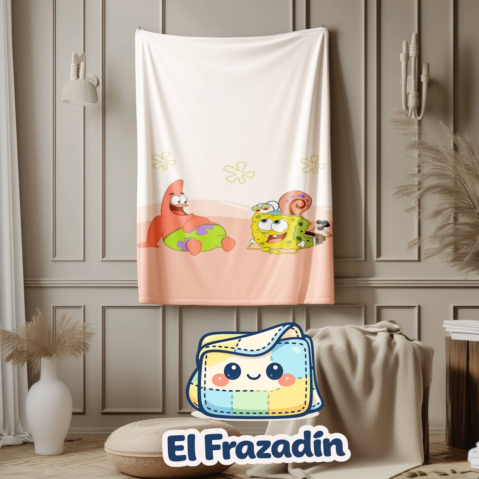 FRAZADA BOB ESPONJA