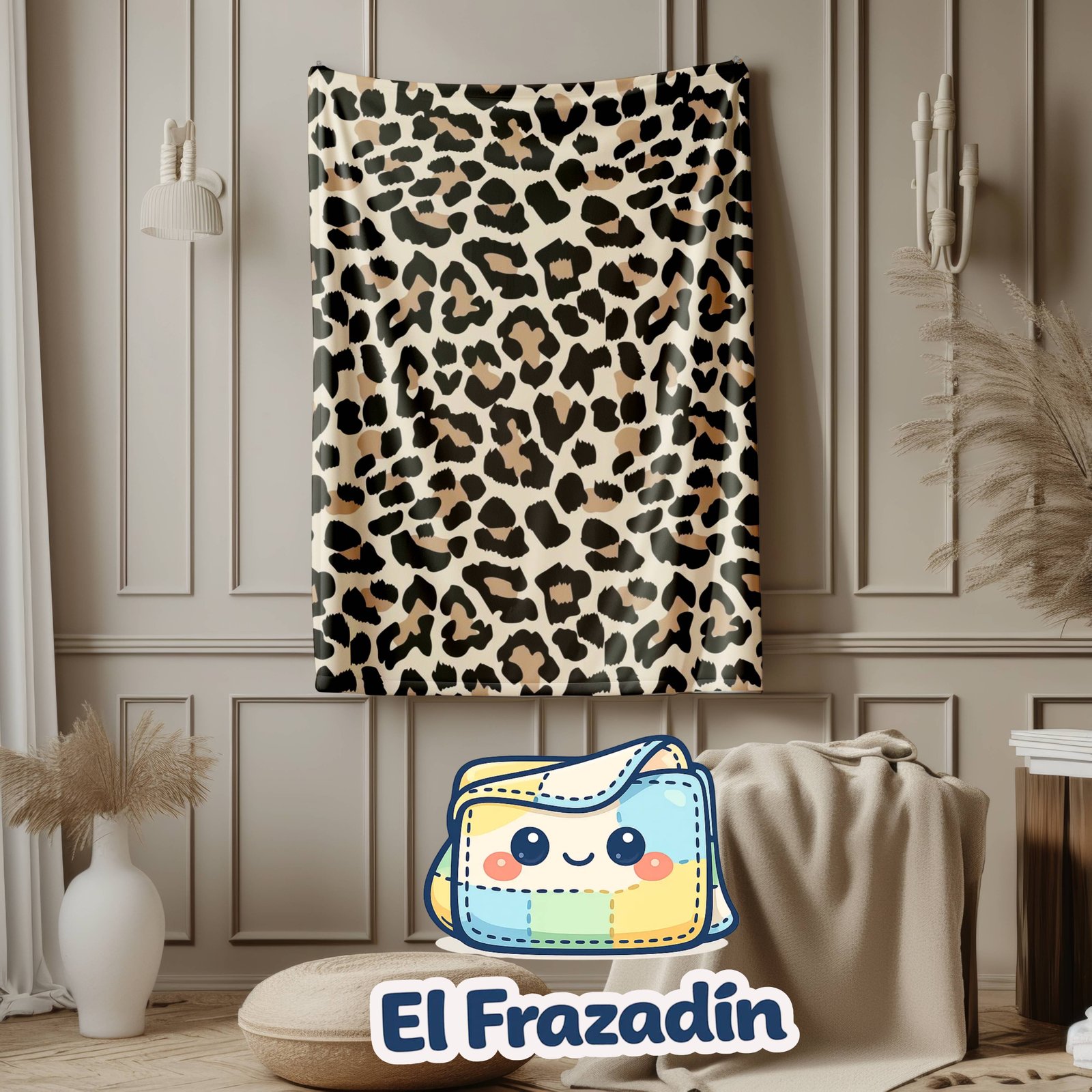 FRAZADA ANIMAL PRINT